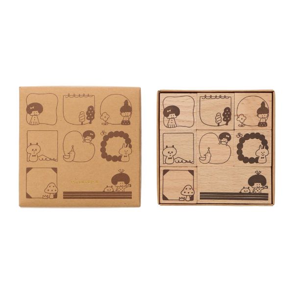 Mizutama Wooden Stamp Set Frame