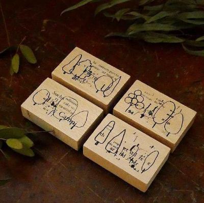 Chamil Garden 5th Anniversary Rubber Stamp Set - Tree CH207