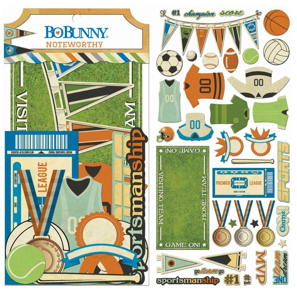 Bobunny Noteworthy Die Cut For Decoration - Soccer