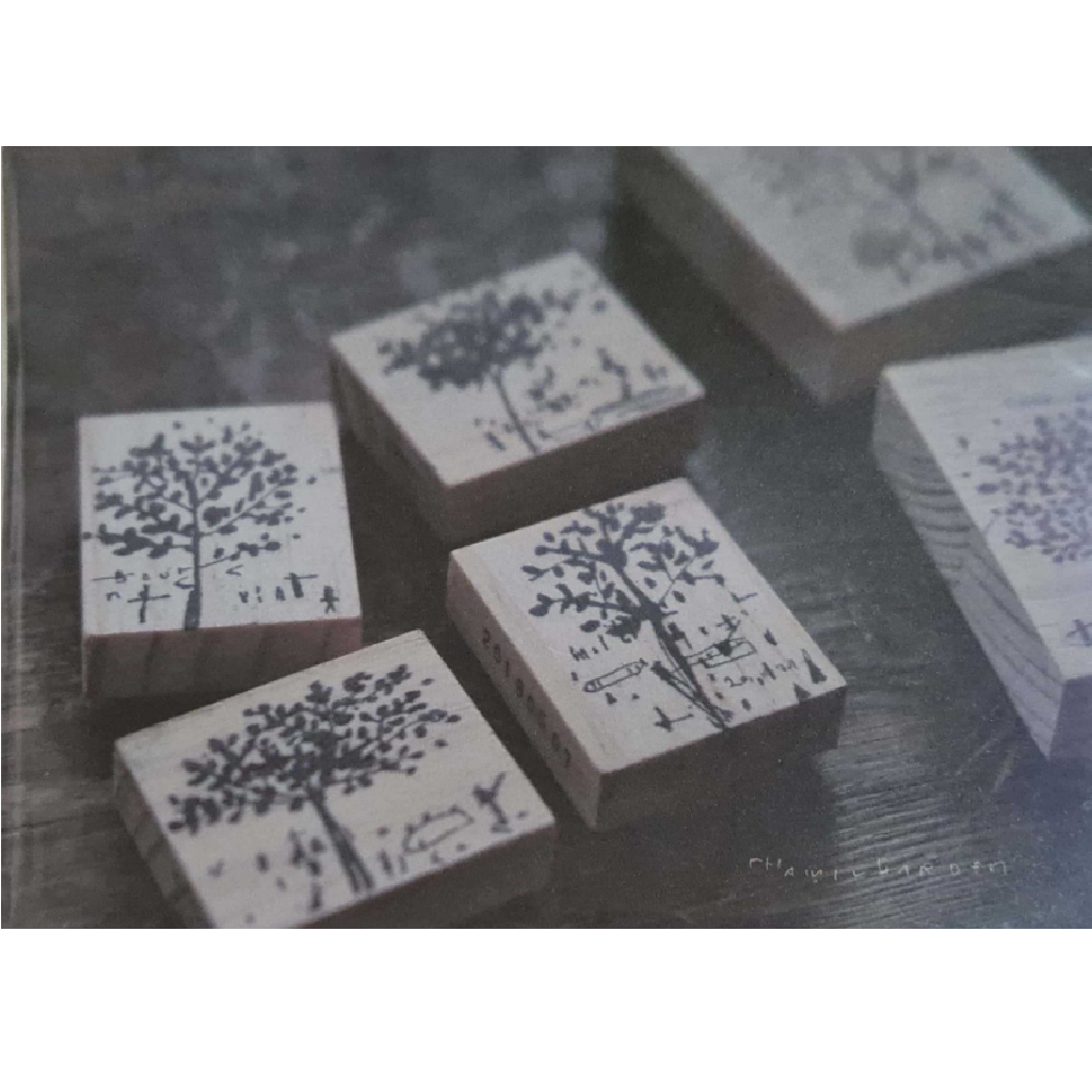 Chamil Garden Stamp Tree - Postcard
