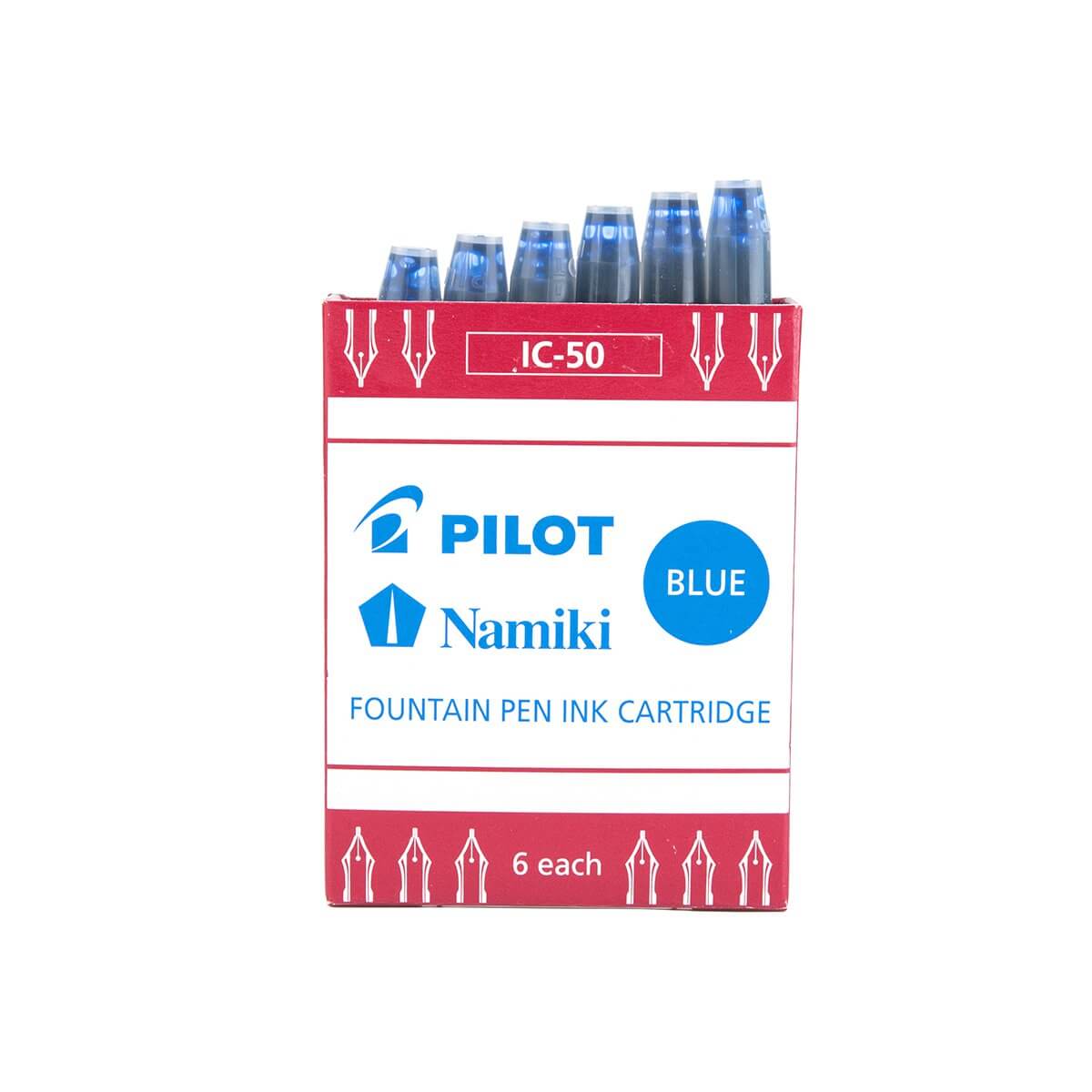 Pilot Namiki Blue Ink - 6 Catridges