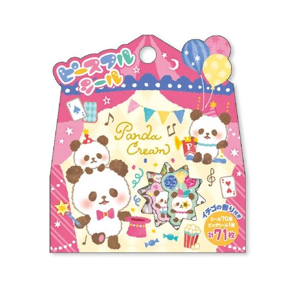 Mind Wave Panda Cream Flake Sticker