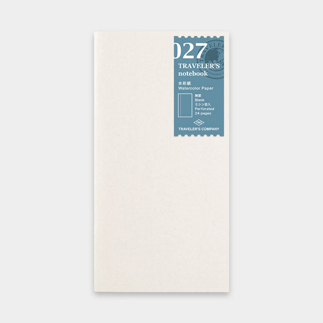 Traveler's Notebook Refill 027 - Watercolor Paper Regular Size