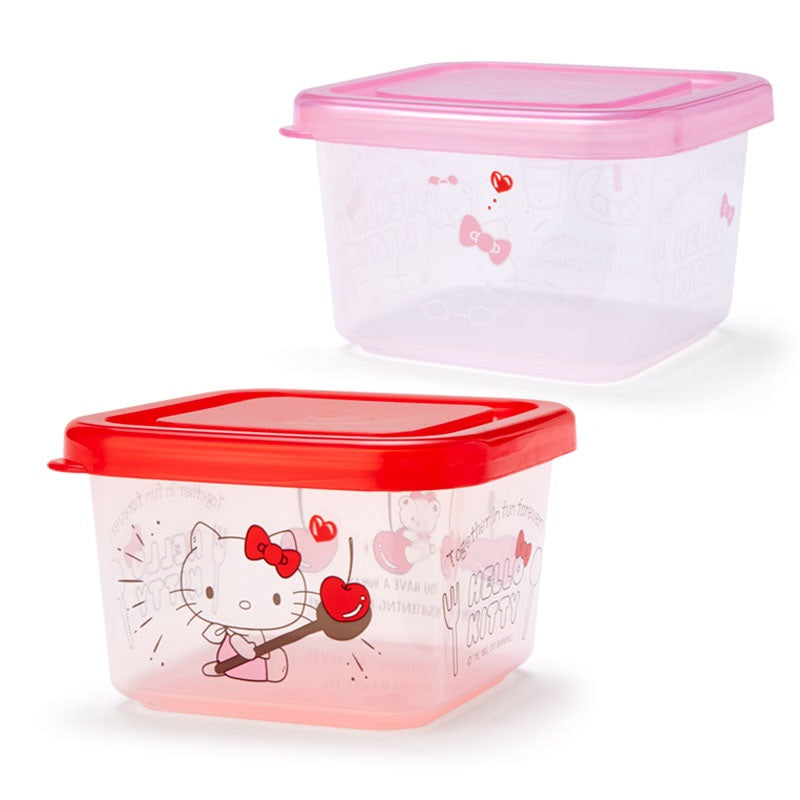 Hello Kitty Mini Food Container (Storage Container) Set of 2