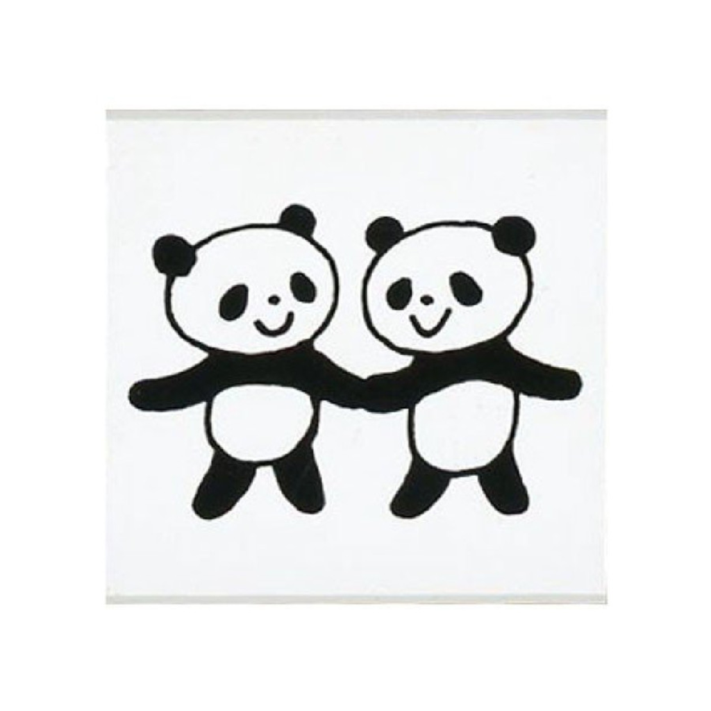 Kodomo No Kao Rubber Stamp Panda