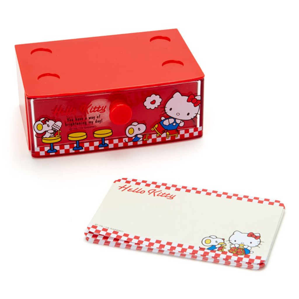 Sanrio Hello Kitty Memo Note with Mini Container