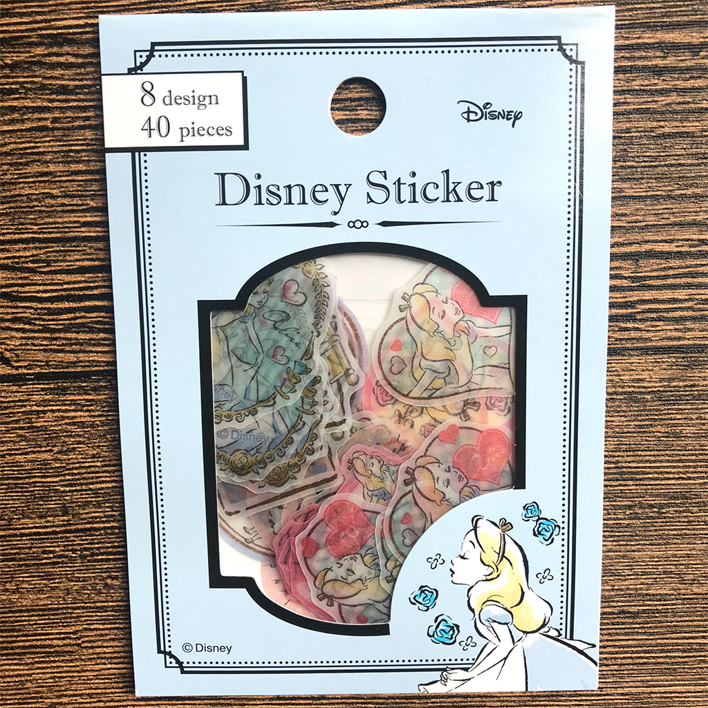 Disney Flake Sticker Alice In Wonderland