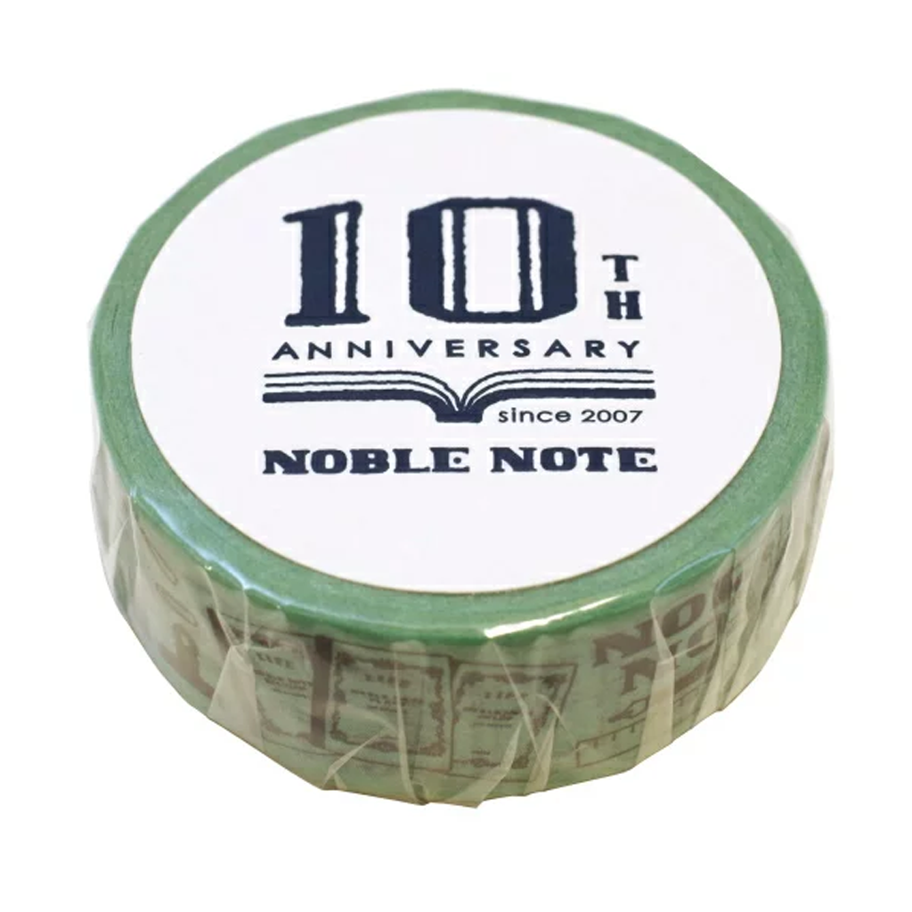 Noble Note 10th Anniversary Limited Masking Tape Asagi