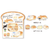 Kamio Japan Bread Cafe Flake Sticker