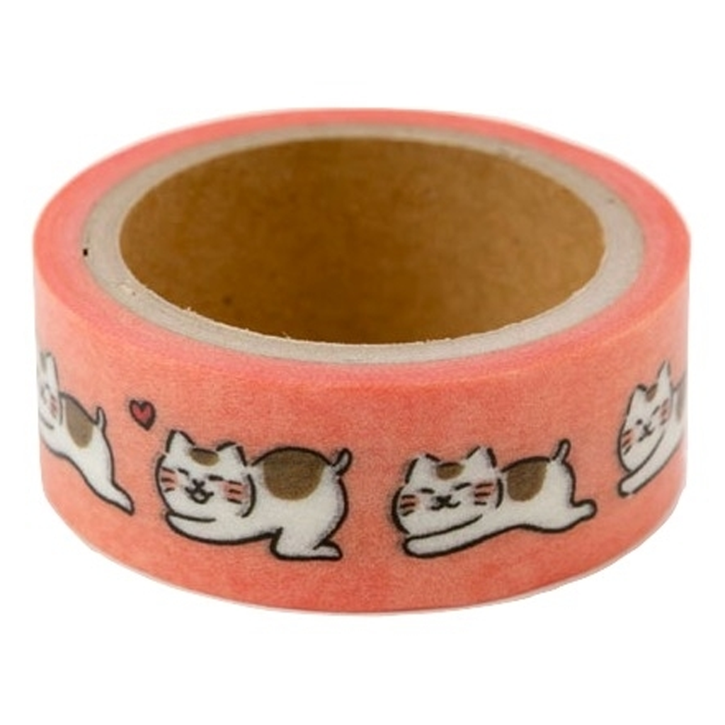 Furukawashiko Masking Tape - Healing Cat