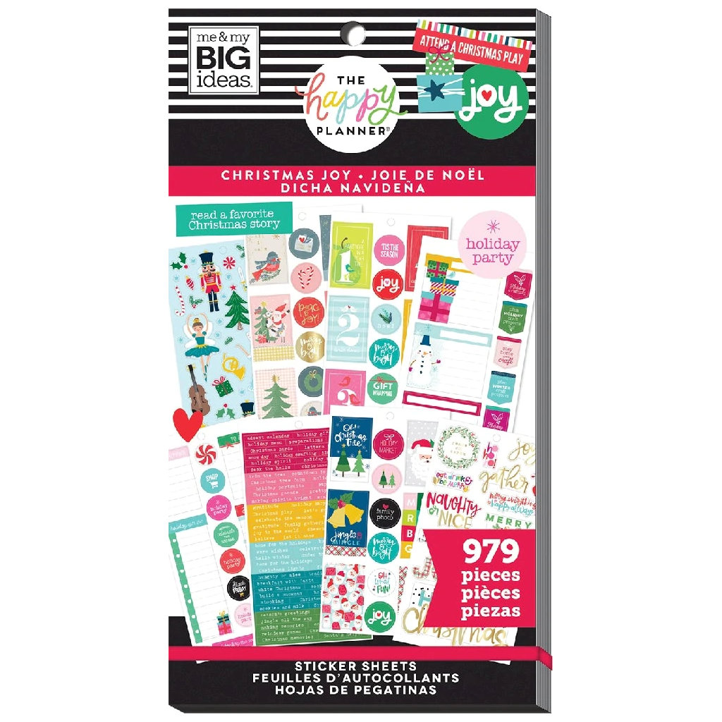 The Happy Planner Value Pack Stickers - Christmas Joy