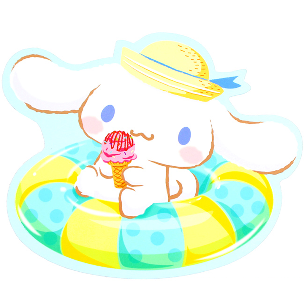 Sanrio Postcard Cinnamoroll Ice Cream Midsummer Die-Cut