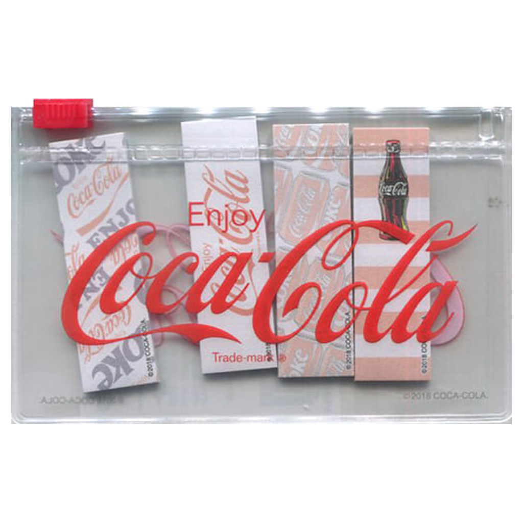 Sakamoto Sticky Note Plus Zipper Coca Cola