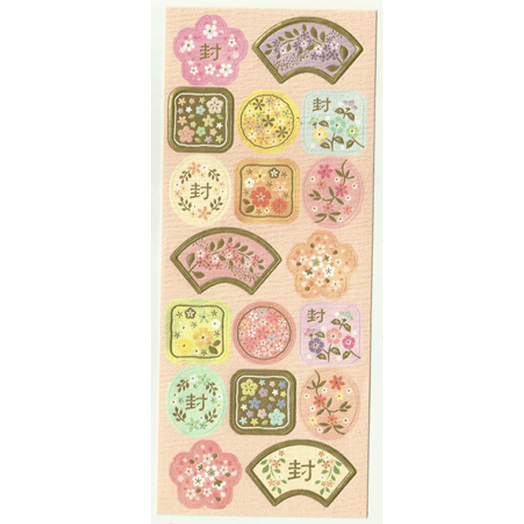 Chikyu Greetings Sticker Flowers