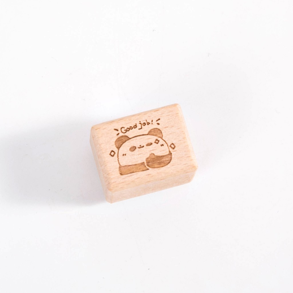 Mo.Card Wooden Stamp - Good Job