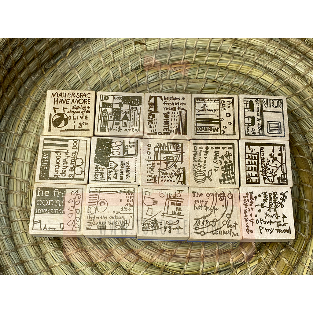 Chamil Garden Limited Edition Rubber Stamp Set Hours