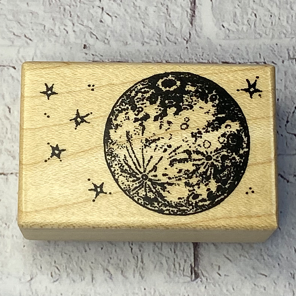 Micia Rubber Stamp - Moon