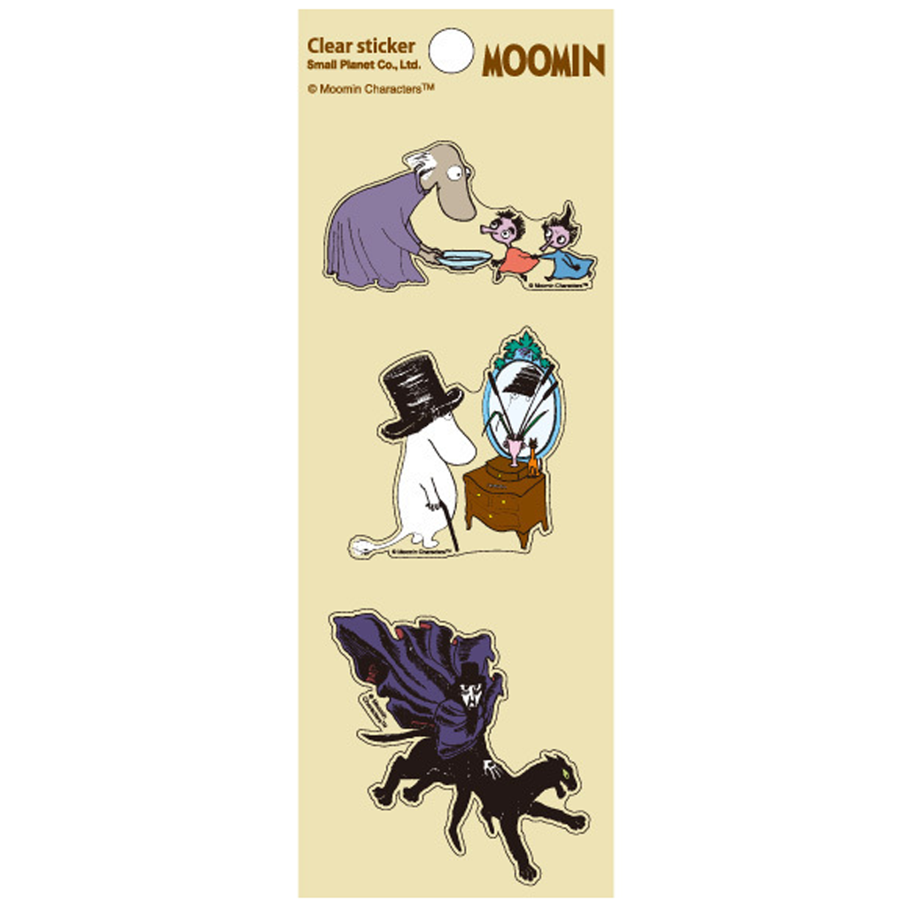 Moomin Valley Schedule Clear Sticker - Novel Art