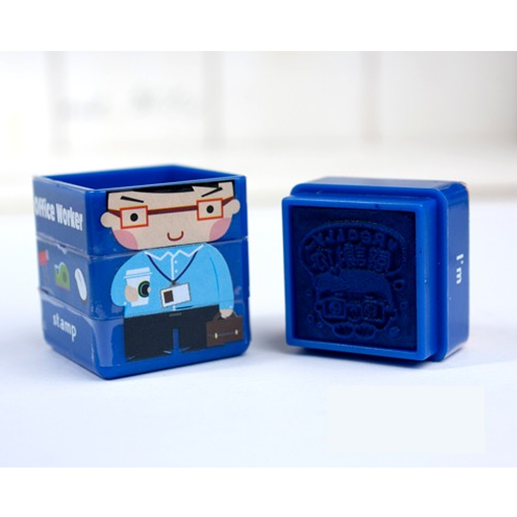 Micia Little Shiren Jenga Stamp - Office Workers