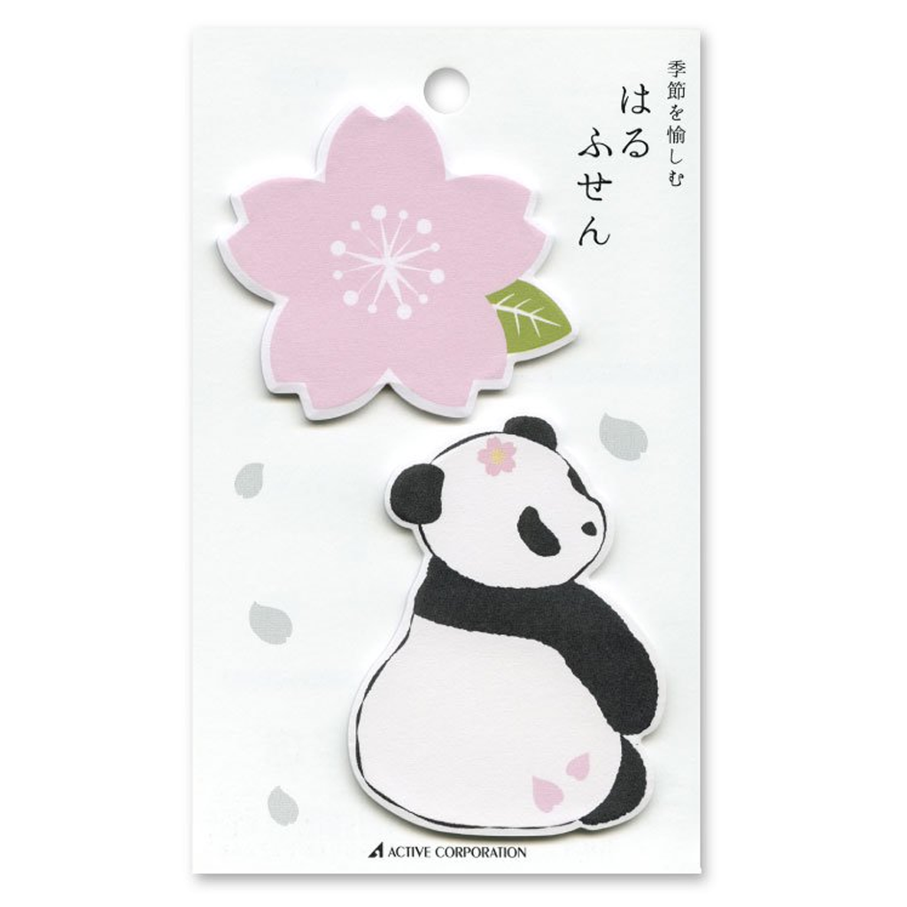 Active Corporation Enjoy The Season Panda Sticky Note