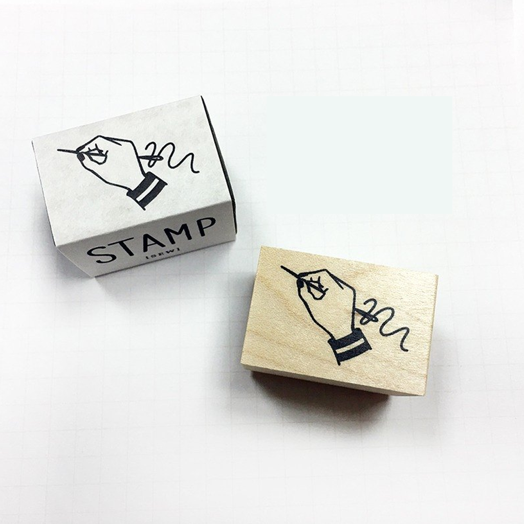 Knoopworks Rubber Stamp - Sewing Hand D