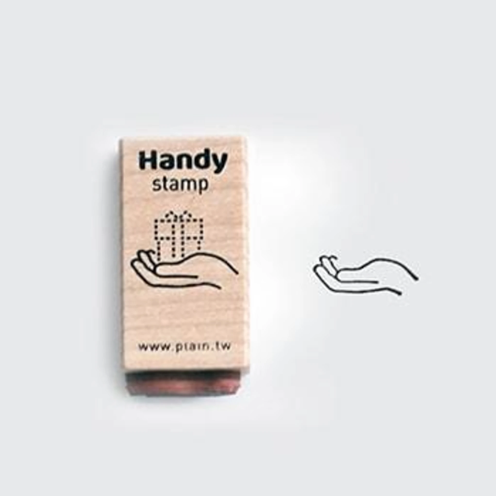 Plain Handy Rubber Stamp F