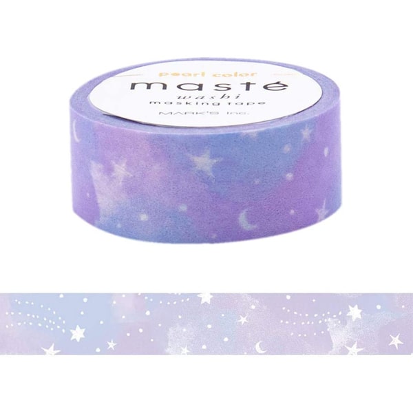 Maste Pearl Color Masking Tape - Stars