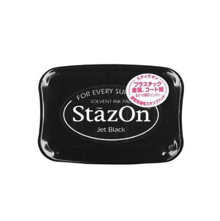 Tsukineko StazOn Ink Pad Jet Black