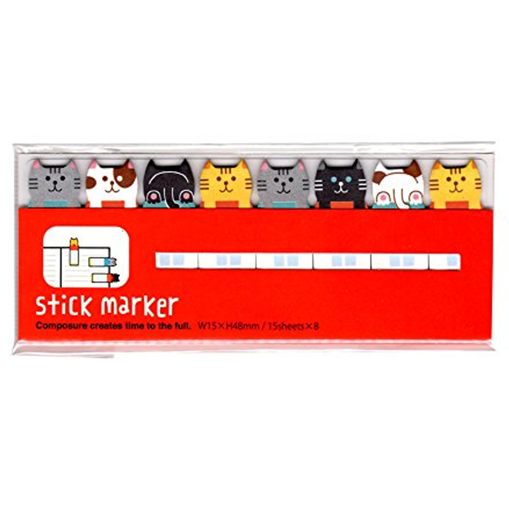 Mind Wave Stick Marker Cute Cat