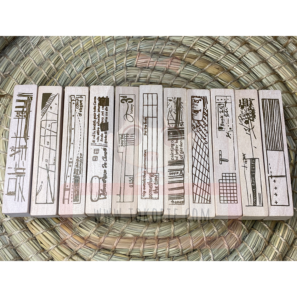 Chamil Garden Limited Edition Rubber Stamp Set Street