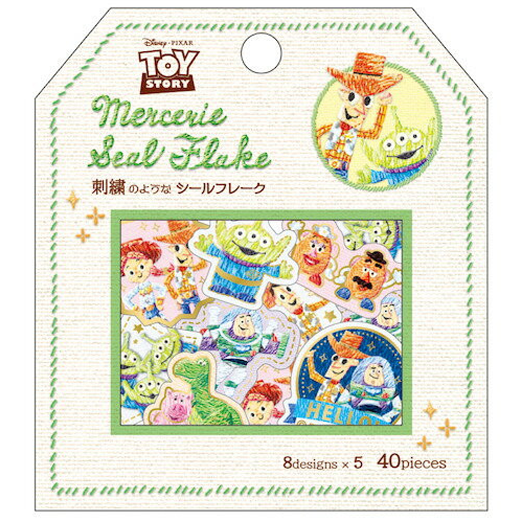Disney Mercerie Flake Seal Sticker Toy Story
