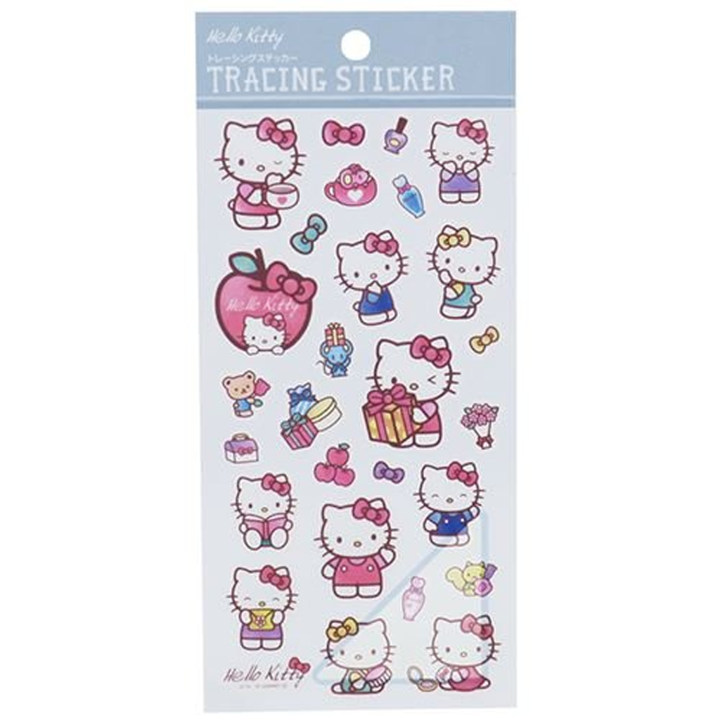 Kamio Japan Sanrio Hello Kitty Tracing Sticker