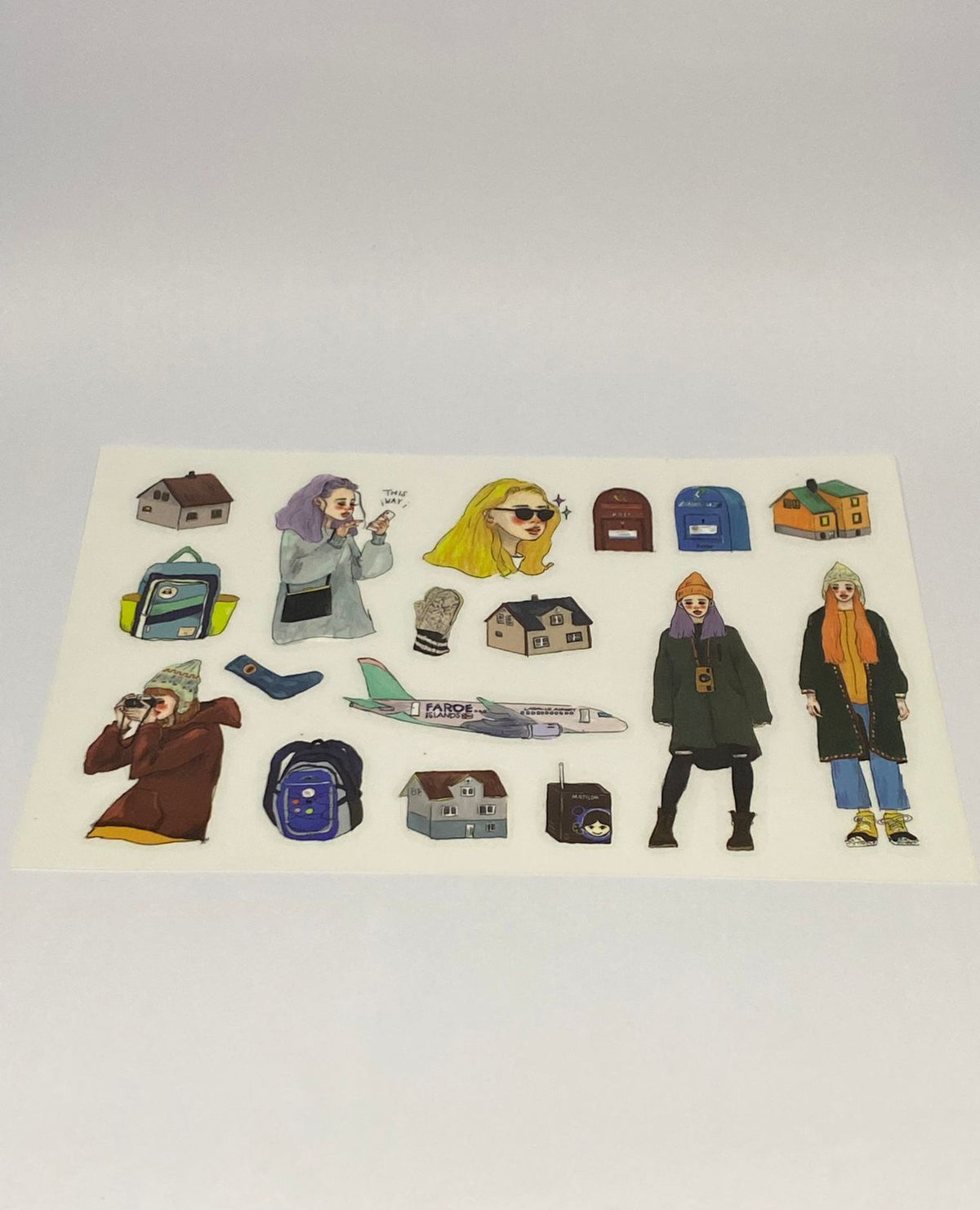 La Dolce Vita Womans Life Transfer Stickers