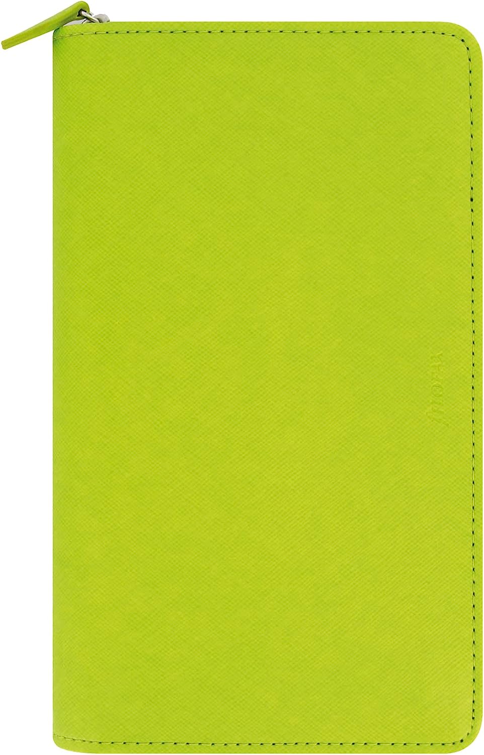 Filofax Saffiano Zip Compact Bible Size - PEAR/POIRE