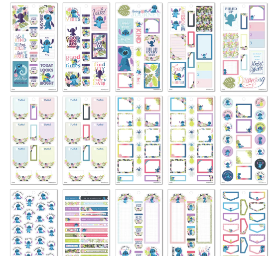 Disney Stitch Value Pack Stickers ALOHA STITCH