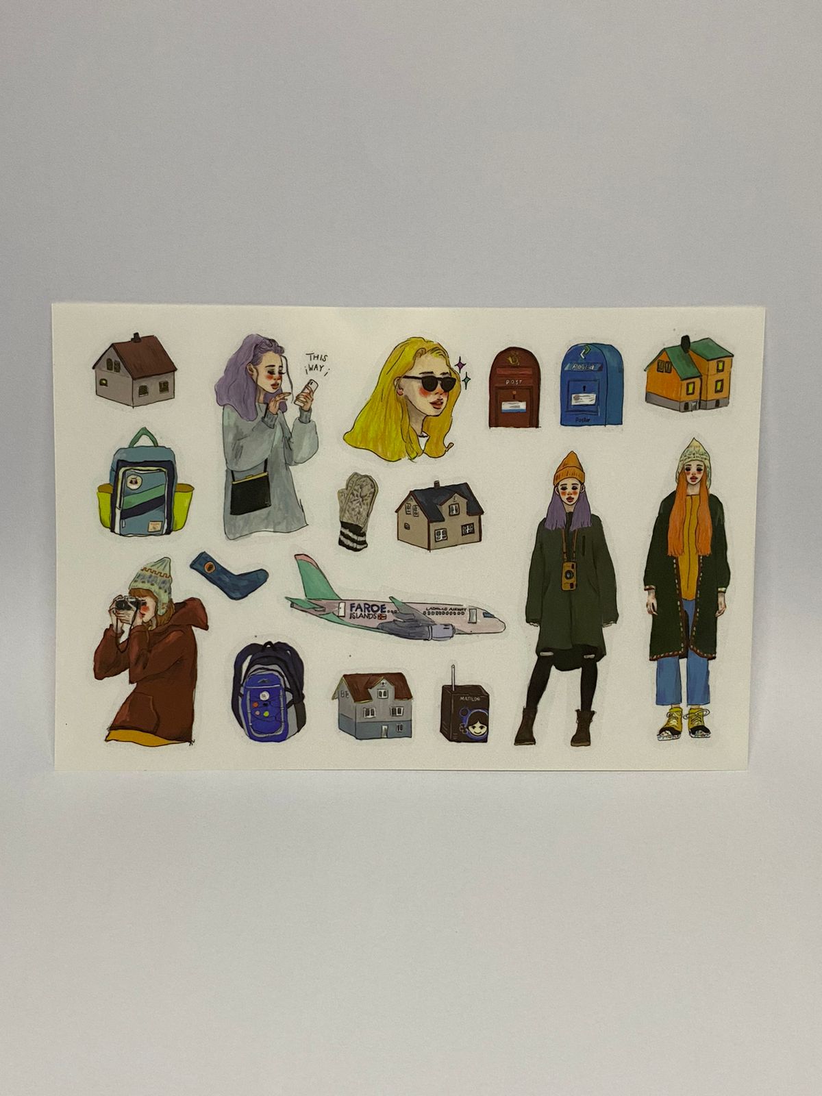 La Dolce Vita Womans Life Transfer Stickers