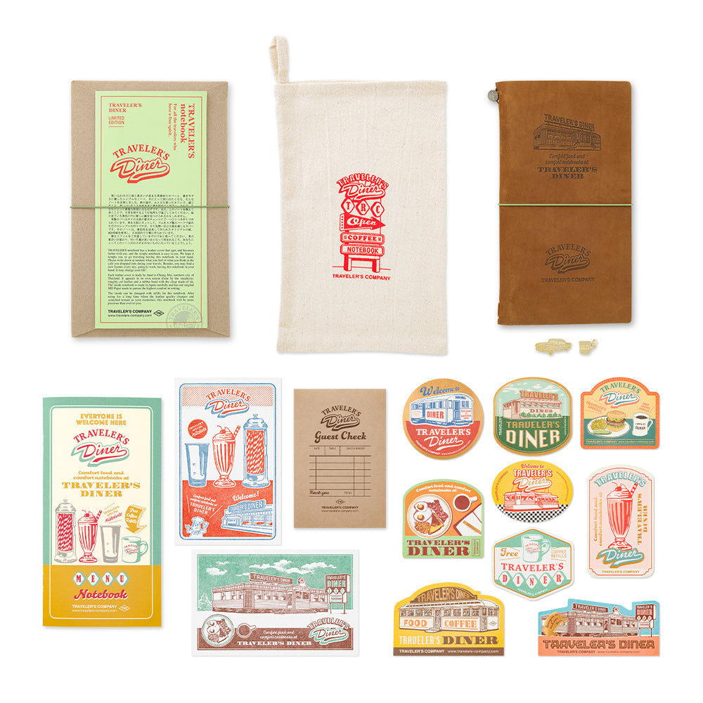 Travelers notebook Limited Set TRAVELERS DINER - CAMEL