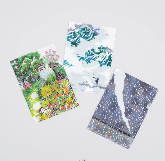 Hobonichi 2025 Iyo Okumi Clear Folder Set of 3 for A6 Size