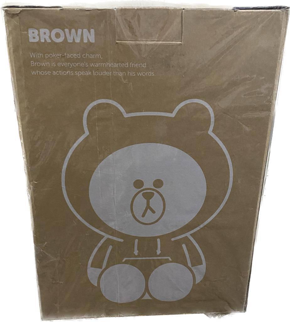 Brown Line Doll - Red Hoodie