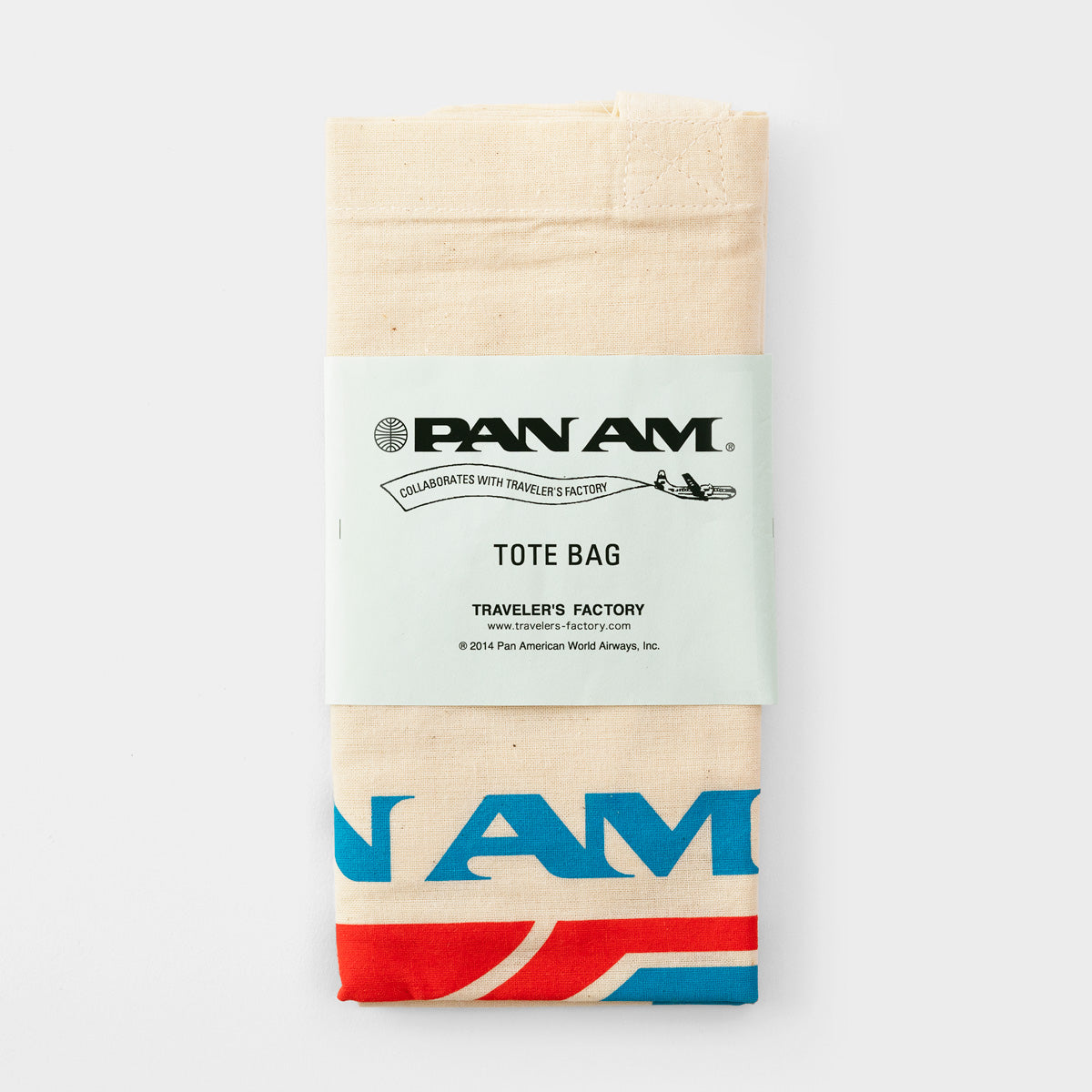 Travelers Factory Tote Bag Pan Am Natural
