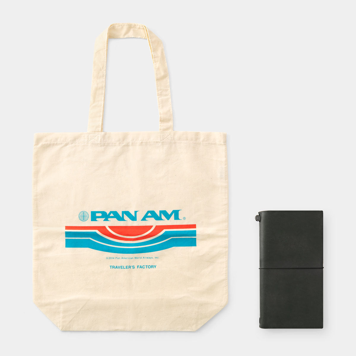 Travelers Factory Tote Bag Pan Am Natural