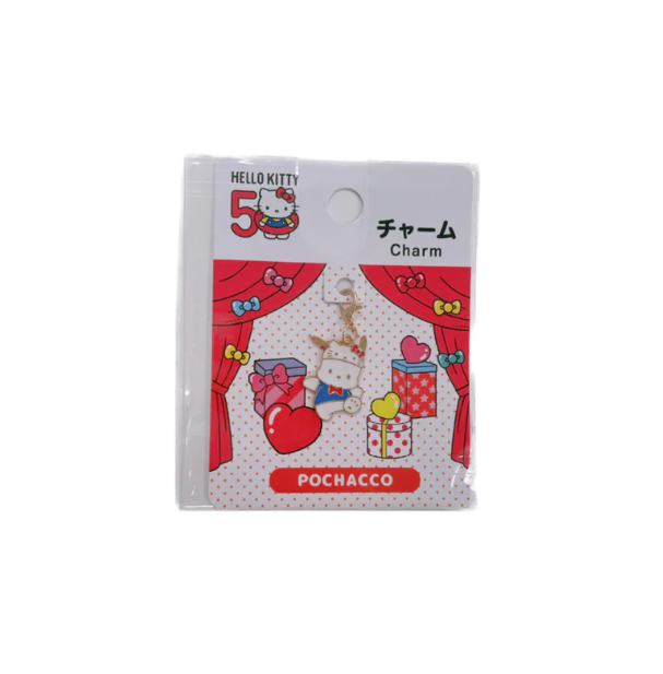 Japan Sanrio Metal Charm Special Hello Kitty 50th Anniversary
