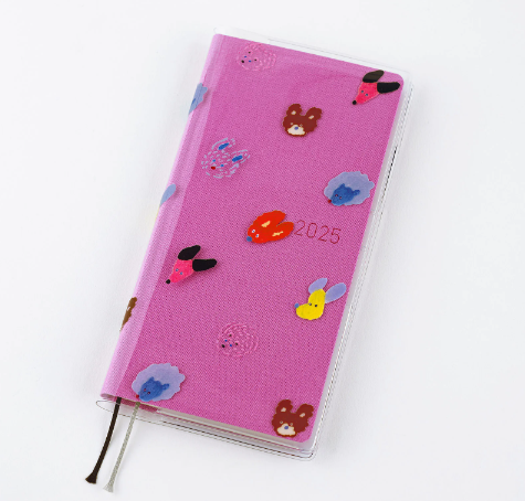 Hobonichi 2025 Keiko Shibata Cover on Cover Dog Ears Fluttering in the Wind