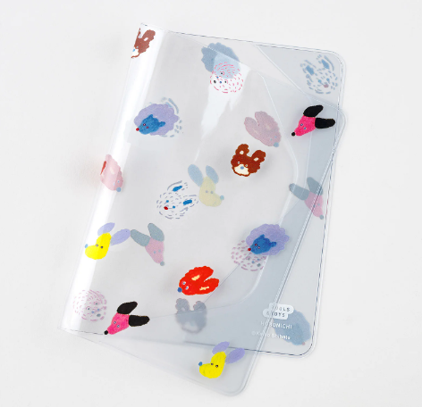 Hobonichi 2025 Keiko Shibata Cover on Cover Dog Ears Fluttering in the Wind
