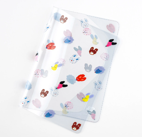 Hobonichi 2025 Keiko Shibata Cover on Cover Dog Ears Fluttering in the Wind