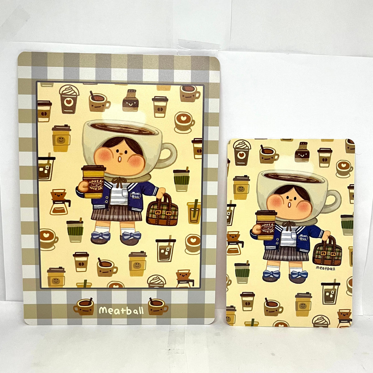 Meatball Cute Pvc Plastic Sheet