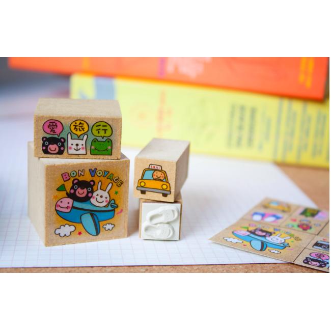 Minicute stamp set - Travel