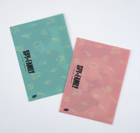 Hobonichi 2025 SPY x FAMILY Clear Folder Set of 2 for A5 Size