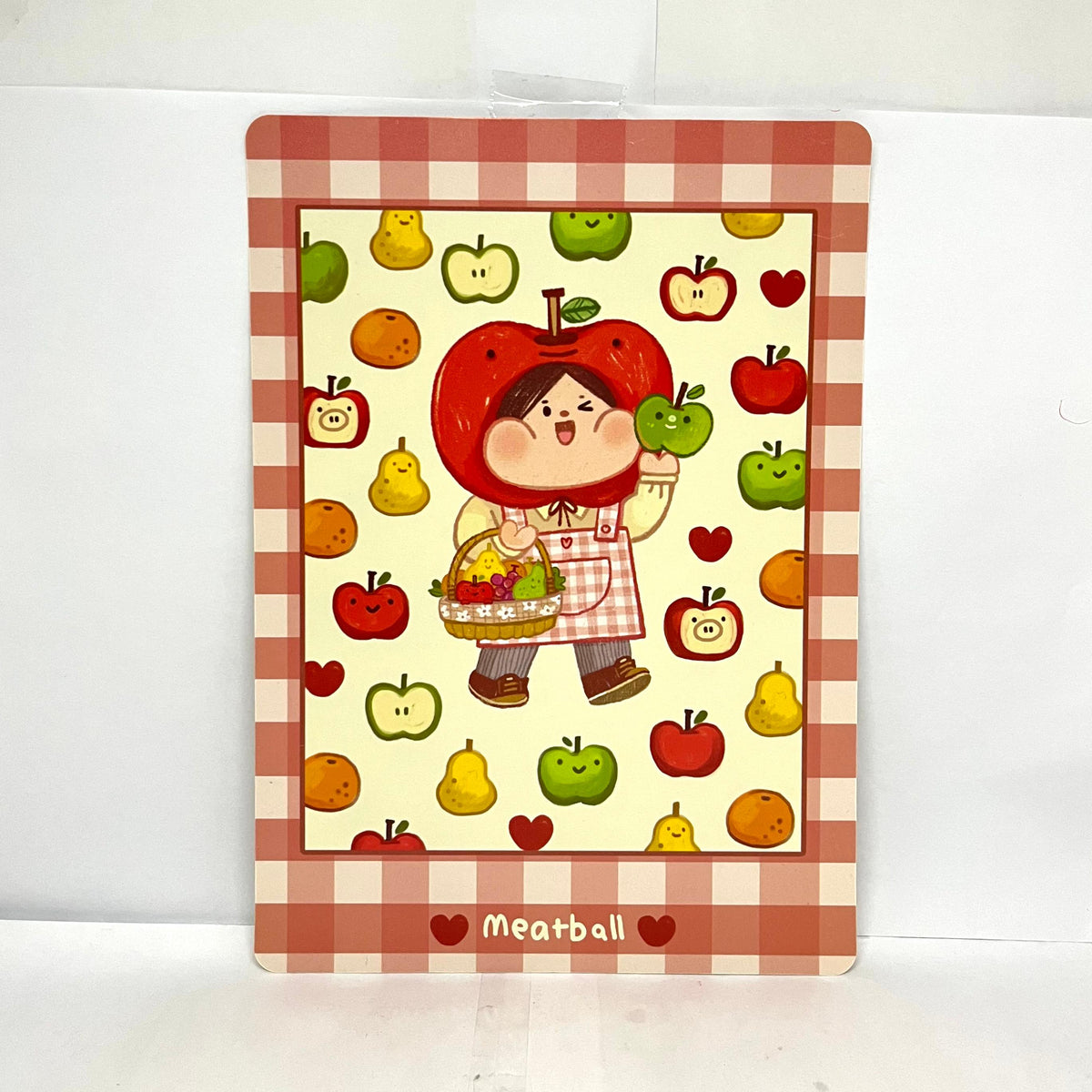 Meatball Cute Pvc Plastic Sheet