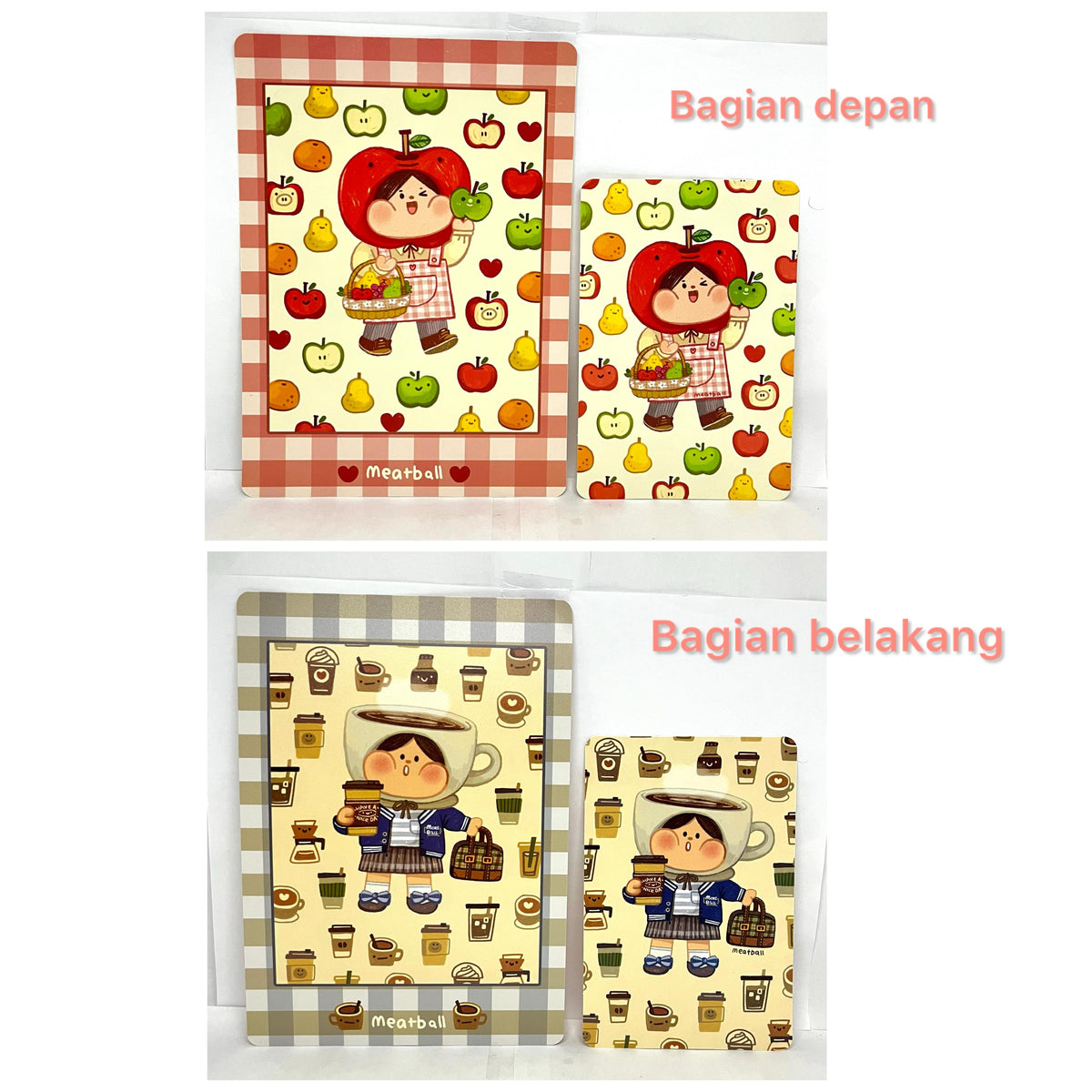 Meatball Cute Pvc Plastic Sheet